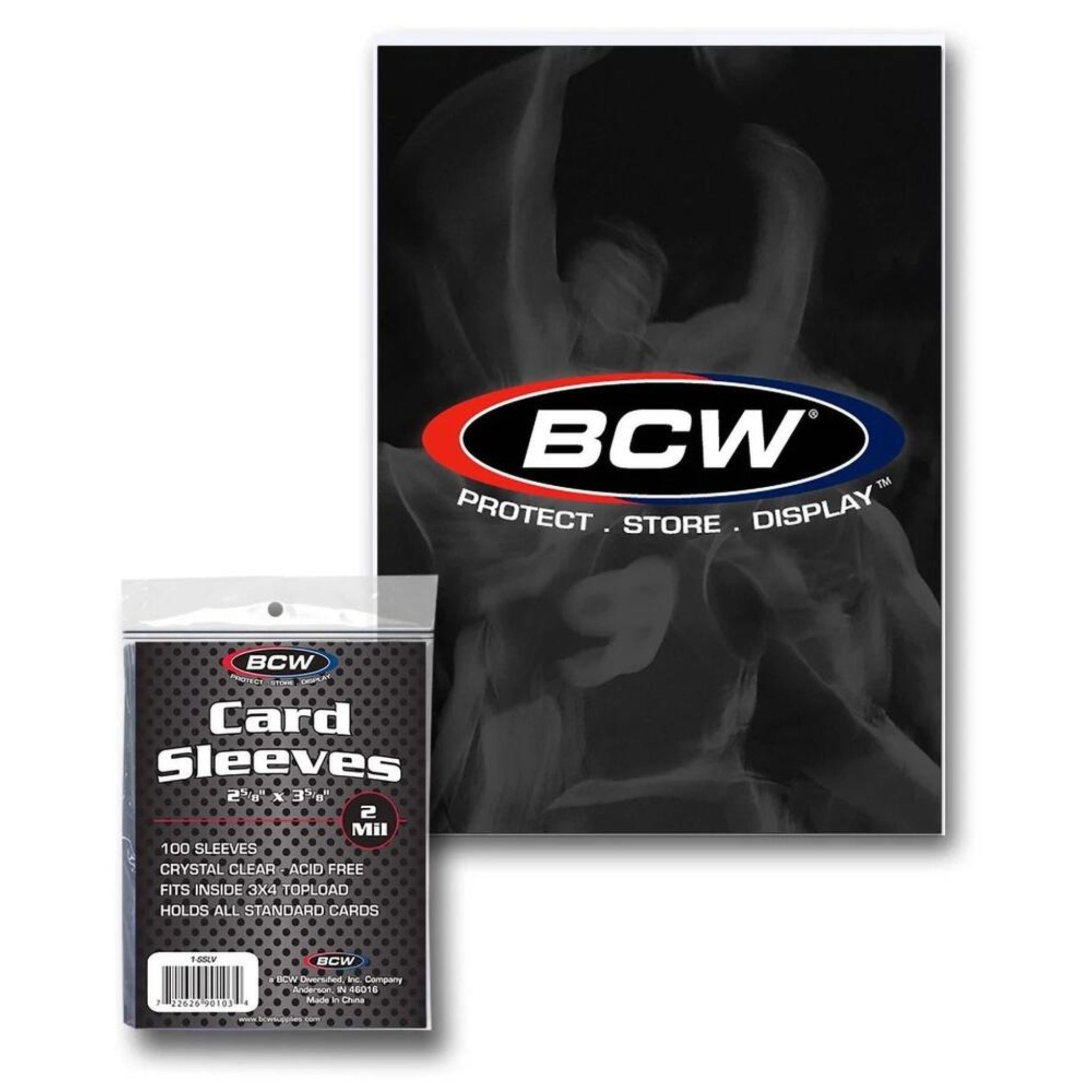 Standard Card Sleeves - Clear (100-Pack) - BCW Card Sleeves