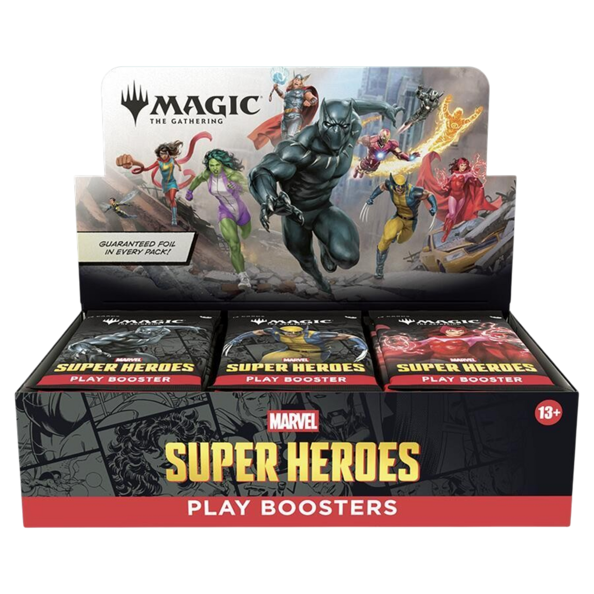 Marvel Super Heroes - Play Booster Display | Magic the Gathering
