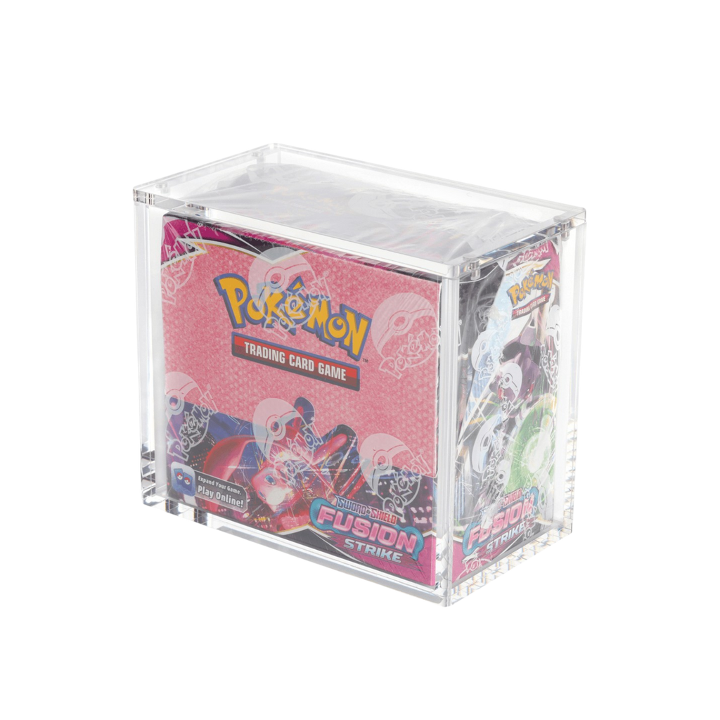 Premium Pokémon Booster Box Acrylic Display Case x4