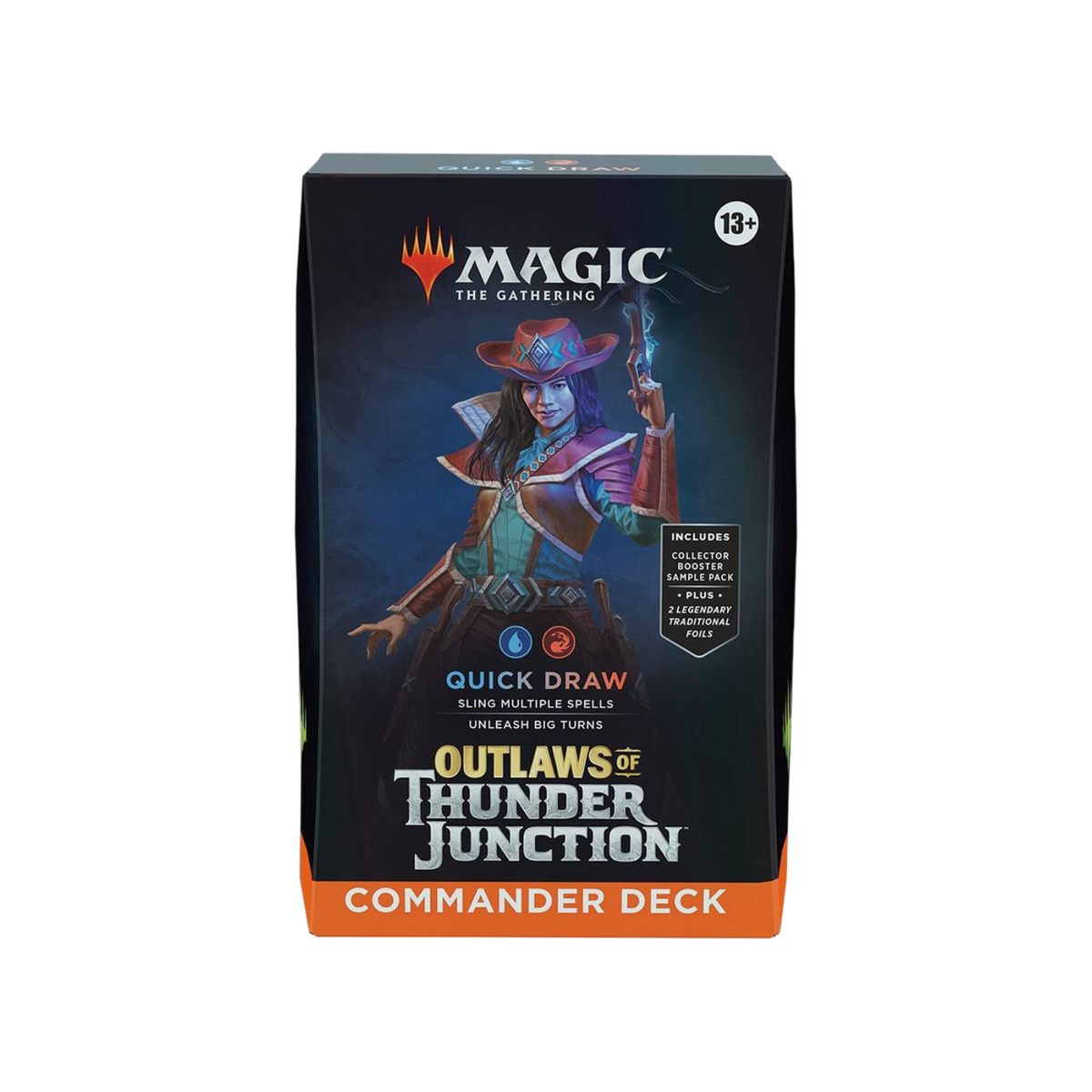 Imperfect Packaging: Quick Draw Outlaws of Thunder Junction Commander Deck | Magic the Gathering